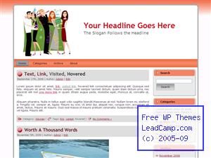 New Years Celebration Free WordPress Template / Themes