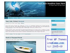 World Computer Network Free WordPress Template / Themes