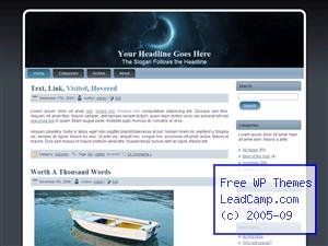 Under The Moonlight Free WordPress Template / Themes