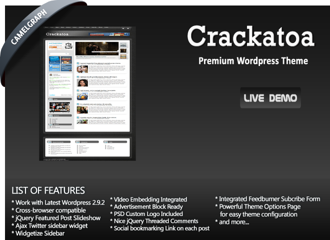 Crackatoa Wordpress Theme