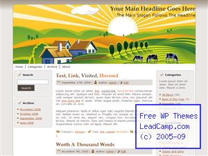 Morning Farm Glory Free WordPress Template / Themes