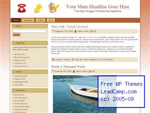 Financial Help List Free WordPress Template / Themes