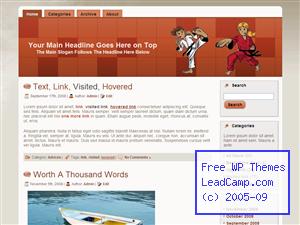 Karate Kids Practice Free WordPress Themes / Templates