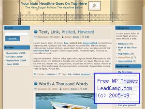 Palace Interior Decoration Free WordPress Templates / Themes