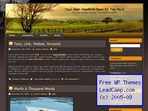 Sunrise Vineyard Glow Free WordPress Templates / Themes