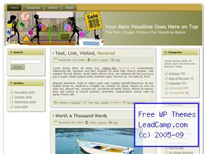 Shopping Sale Walk Free WordPress Templates / Themes