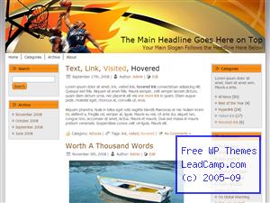 Basketball Slam Dunk Now Free WordPress Templates / Themes