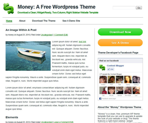 Free Money WordPress Theme