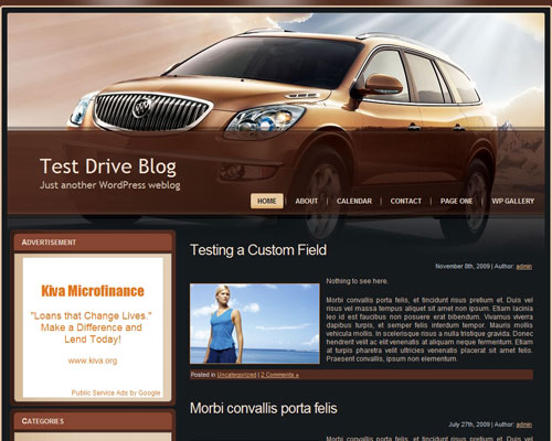 Brown Car Theme