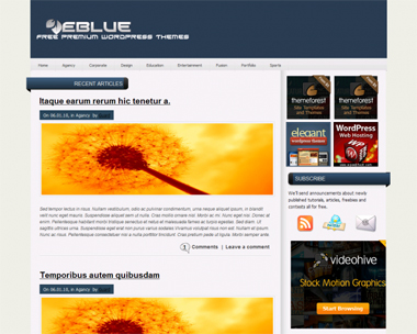 Eblue WordPress Theme