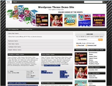 Online Casino Template 868