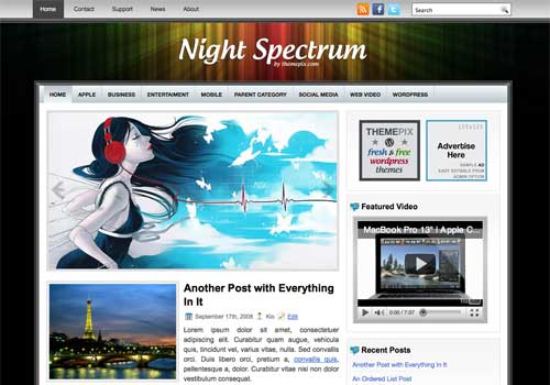 Night Spectrum Screenshot