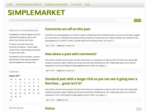 SimpleMarket Theme