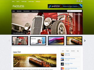 Faceless WordPress Theme