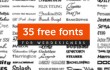 35 Beautiful & Fresh Free Fonts for WordPress Themes Design