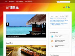 Fontana WordPress Theme