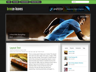 Breeze-Leaves WordPress Theme